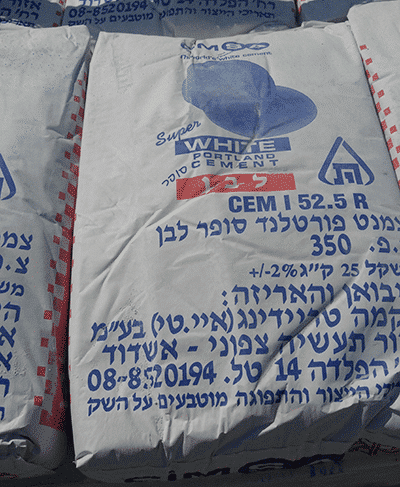 מלט לבן 25 ק”ג