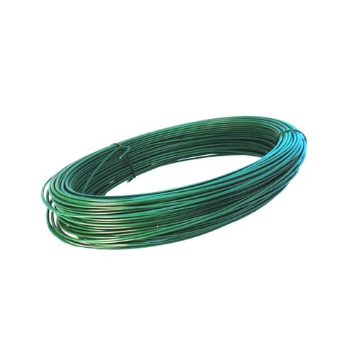 חוט מתיחה ברזל מצופה פלסטיק ירוק 2 מ”מ