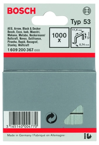 סיכות בוש לאקדח דגם 53 רוחב 11.4 ממ עומק 12 ממ 1000 יח’