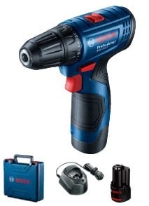 מברגה/ מקדחה  נטענת + 2 סוללות BOSCH GSR 120 2AH בוש