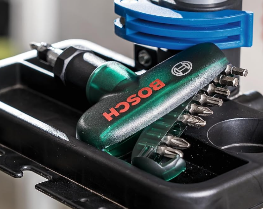 מברגון ראצ’ט + 10 ביטים X LINE