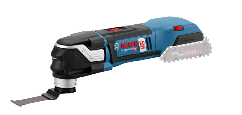 מסור/מלטשת בוש נטען GOP18V-28 גוף בלבד