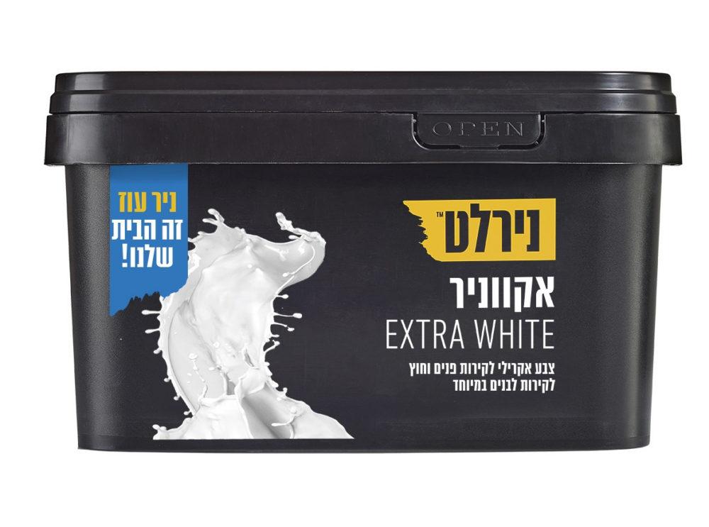 אקווניר EXTRA WHITE לבן 5 ליטר