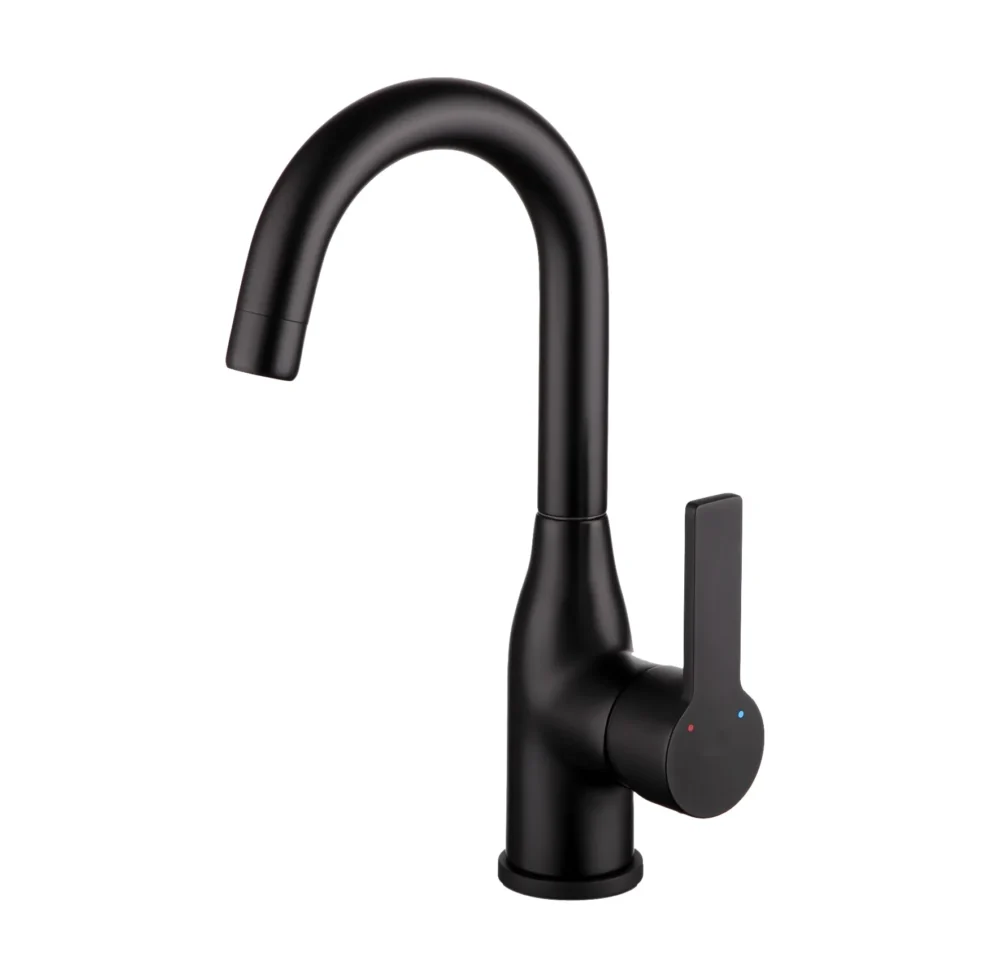 ברז שגיב ברבור שחור מט קצר מעוצב