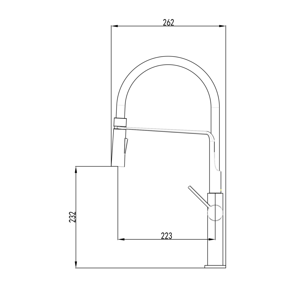 ברז מיקסר למטבח P5 כרום