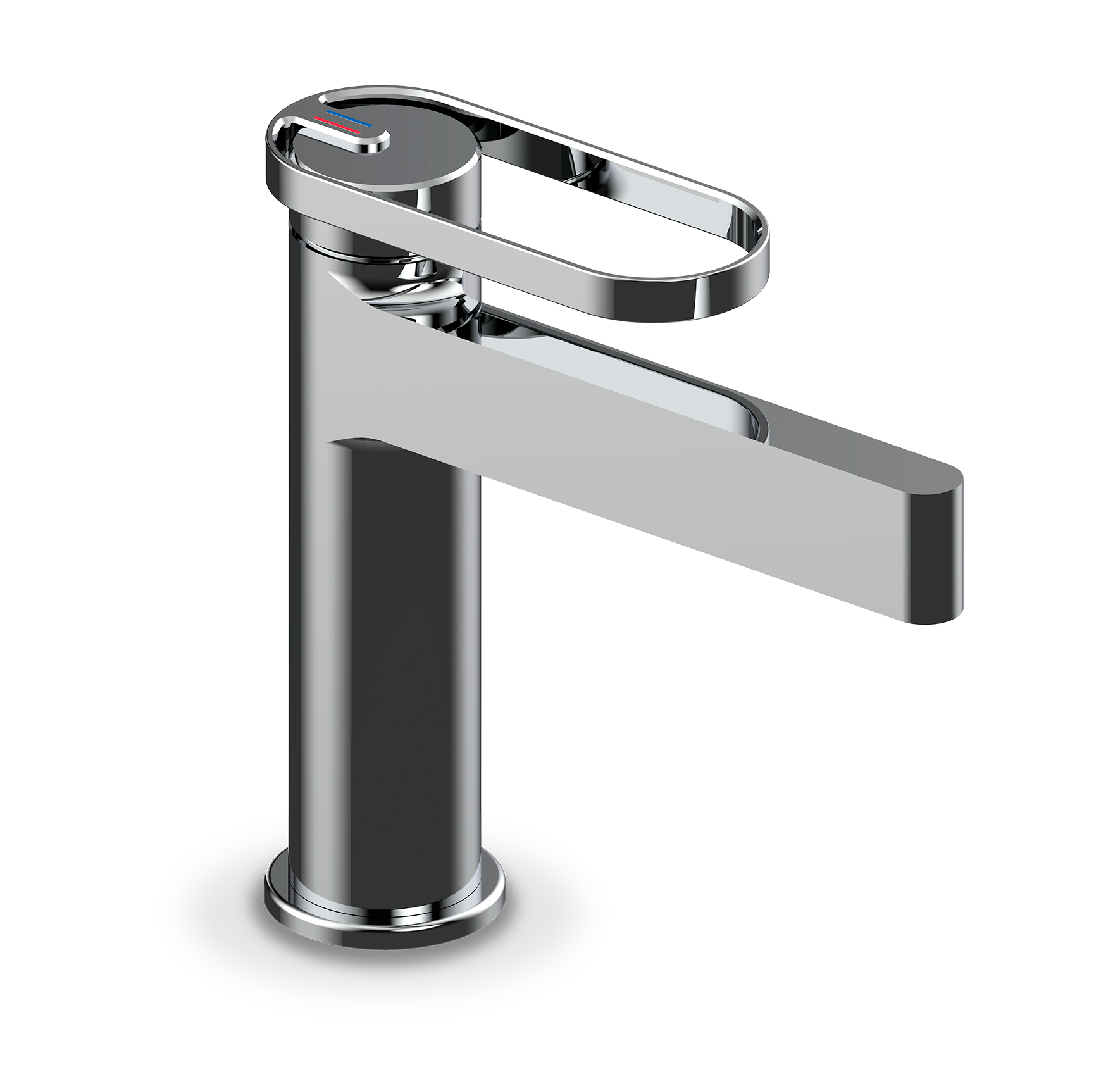 ברז שגיב מיקסר ניצב בינוני ניקל