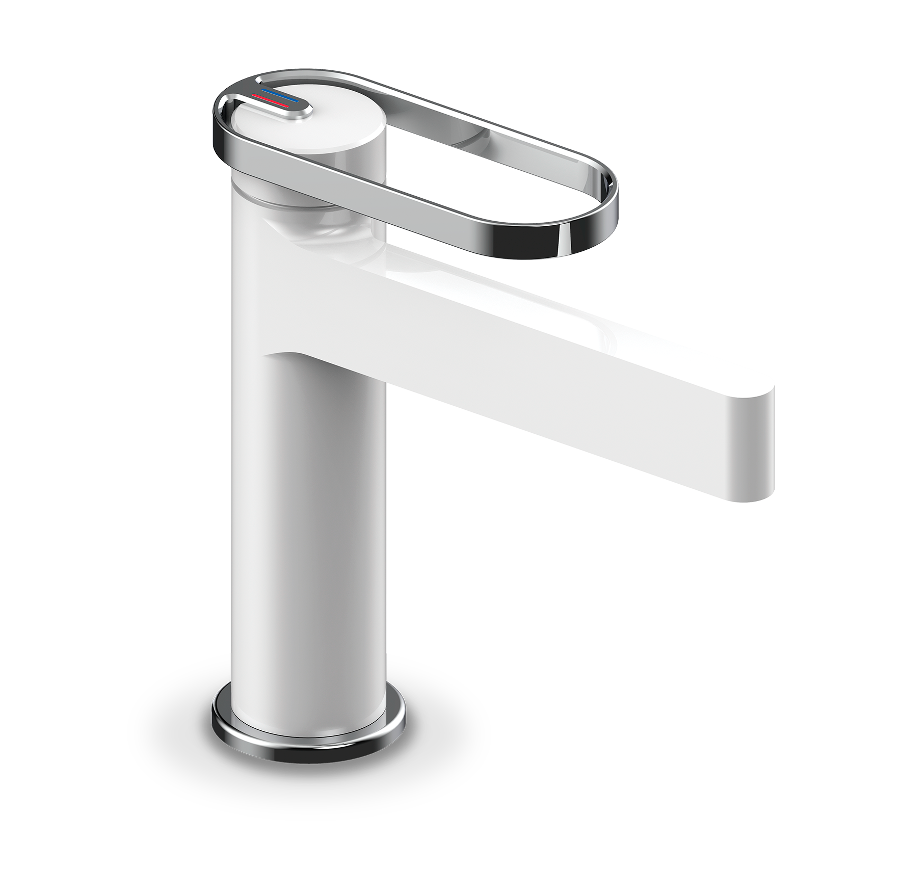 ברז שגיב מיקסר ניצב בינוני לבן