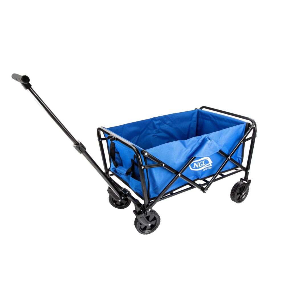 עגלת חוף וקמפינג קטנה מתקפלת