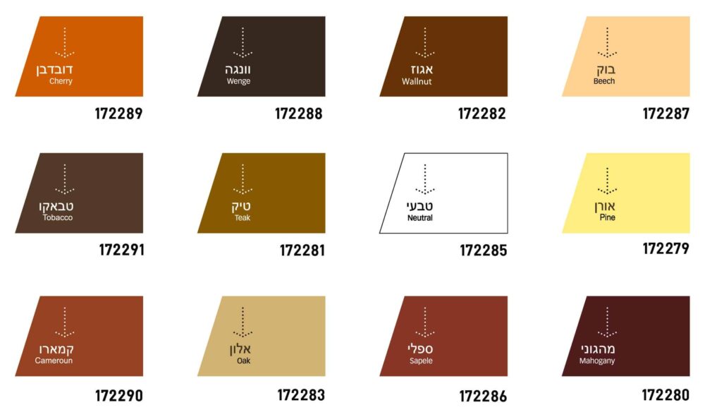 דבק שפכטל לעץ אקווהפלסט 125 מ”ל בגוונים שונים