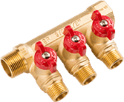 מחלק “3/4 חוץ/פנים עם ברזי 1/2 SP