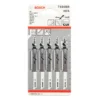 סט 5 להבי מסור אנכי לעץ בוש Bosch T101BR