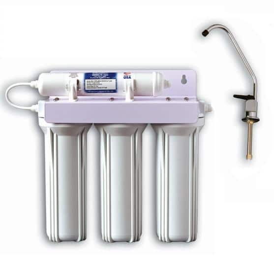 מערכת לטיהור מים 4 שלבים + ברז