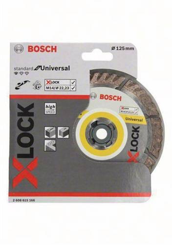 דיסק יהלום רב שימושי 125 מ”מ 5″ X-Lock בוש Bosch