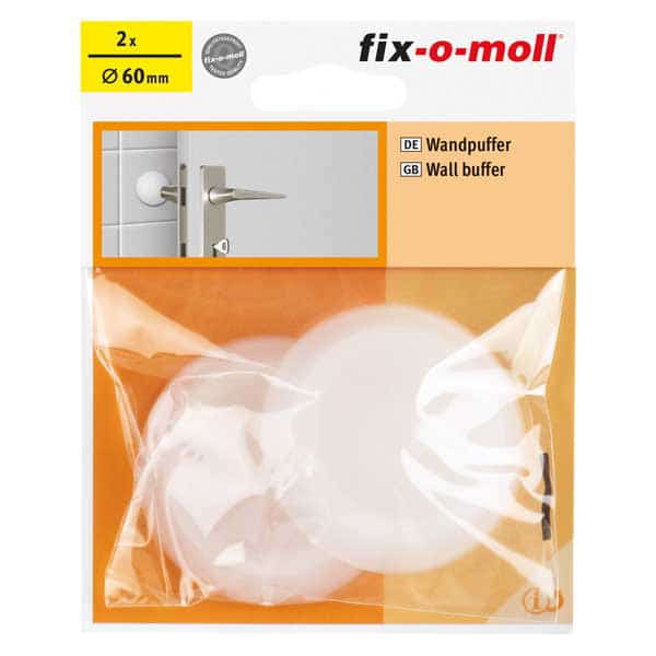 בולם לדלת שקוף 2 יחידות 60 מ”מ