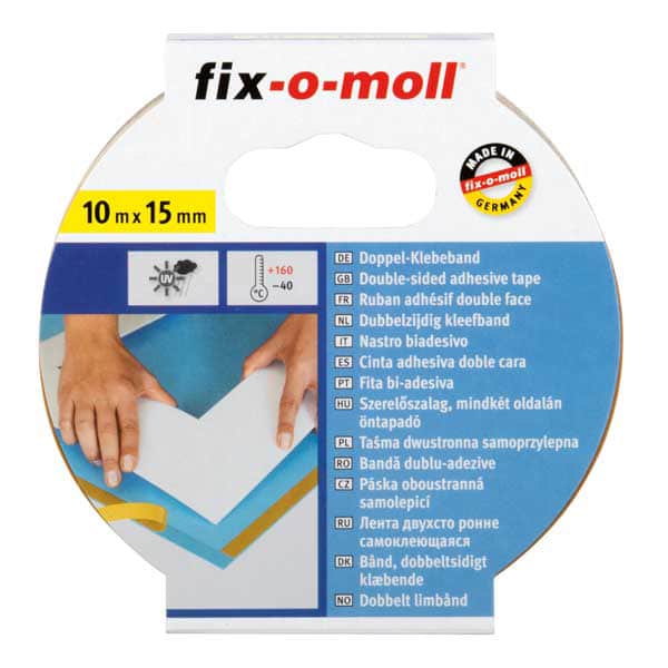 סרט הדבקה דו צדדי דק ושקוף רוחב 15 מ”מ