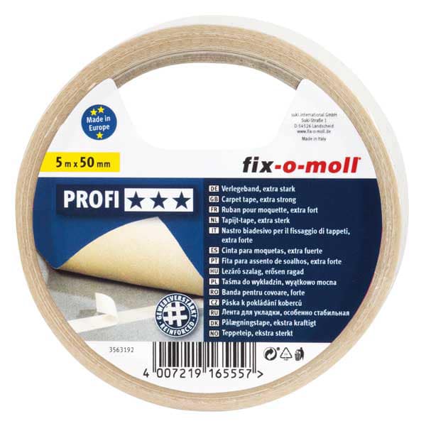 דבק דו צדדי רחב 5 מטר 50 מ”מ