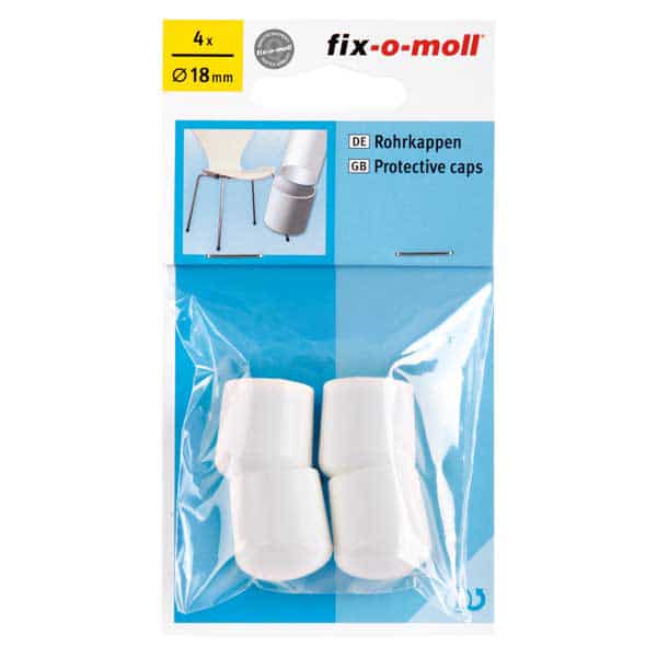 כוסיות עגולות 18 מ”מ שחור/לבן – לבן