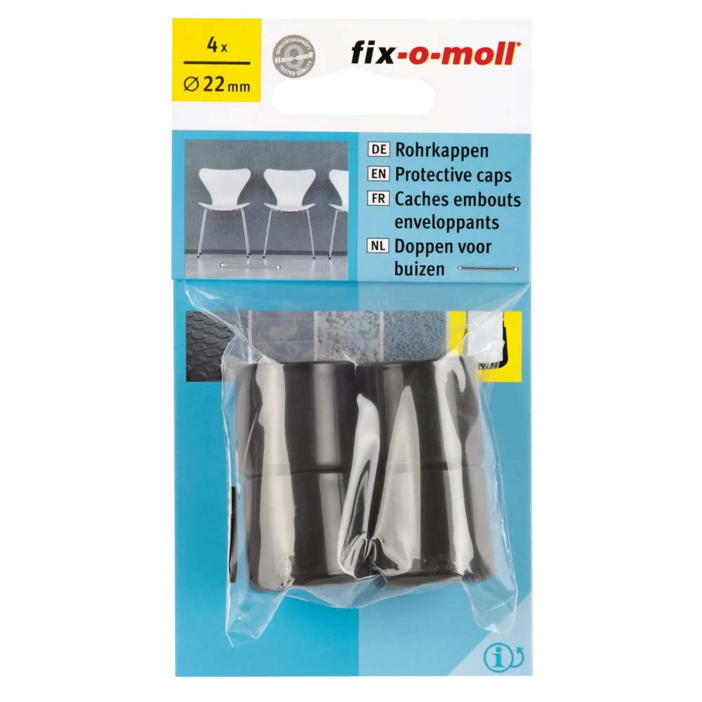 כוסיות עגולות 22 מ”מ לבן / שחור – לבן