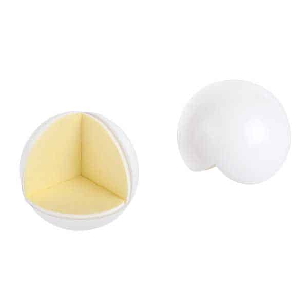 מגן פינות 2 יחידות לבן / שקוף