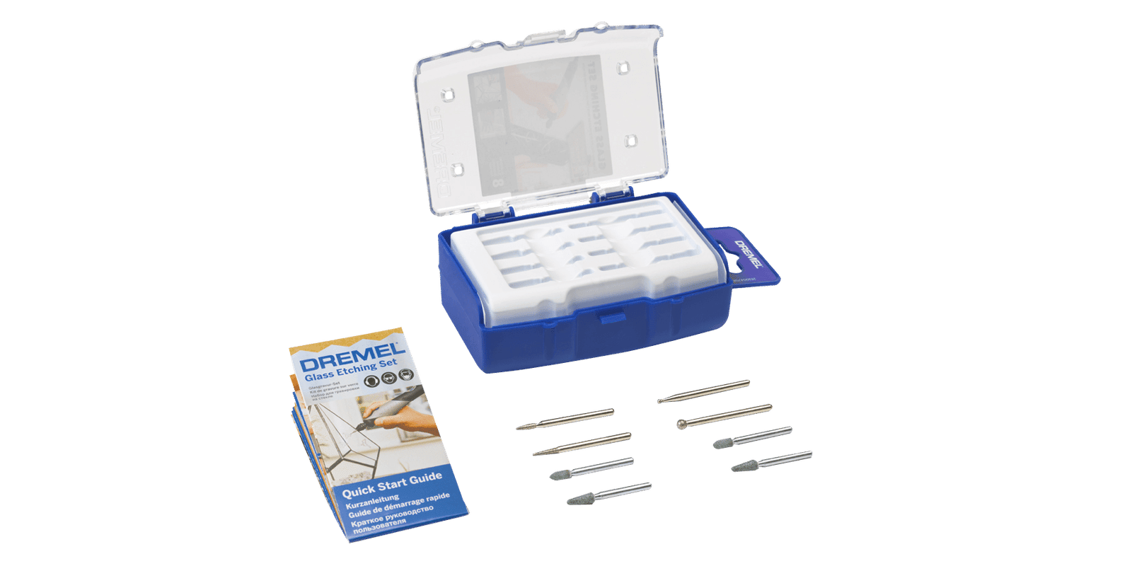 סט 8 אביזרים לזכוכית (682) DREMEL