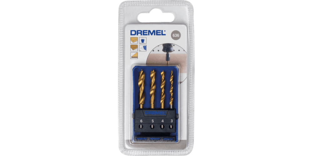 דרמל סט מקדחים לעץ 636 DREMEL