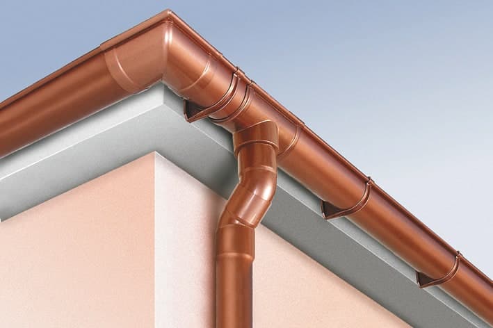 מרזב 3 מטר P.V.C גוונים לבחירה