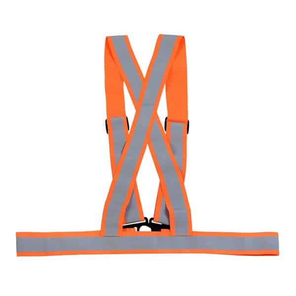 רצועת אפוד בטיחות זוהרת בצבעים לבחירה