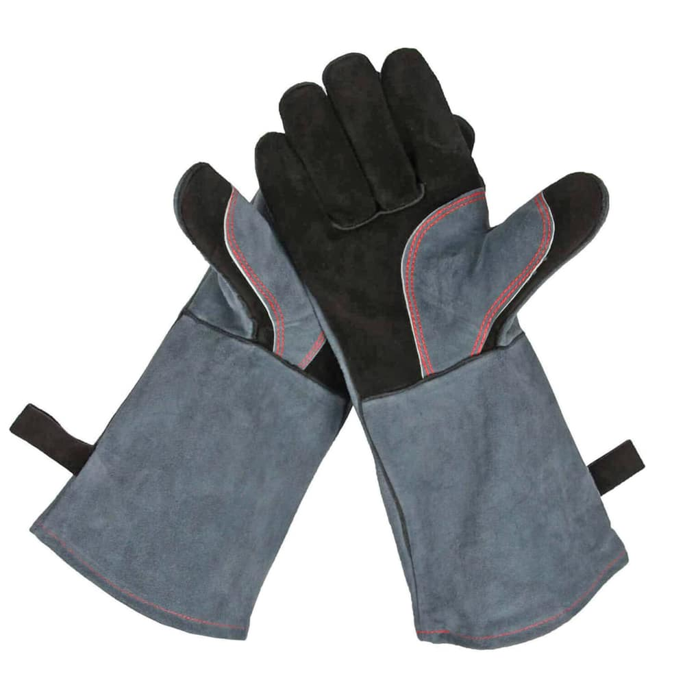 זוג כפפות עור לעבודה בחום גבוה