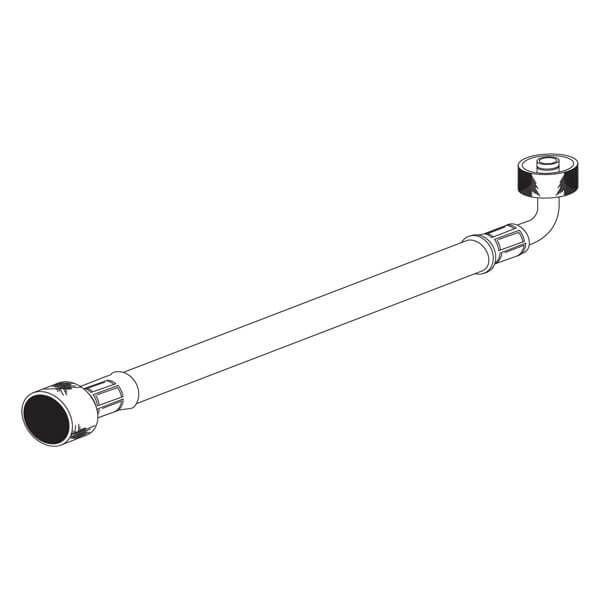 צינור גמיש עם ברך למיכל הדחה סמוי סני Sani פלסאון