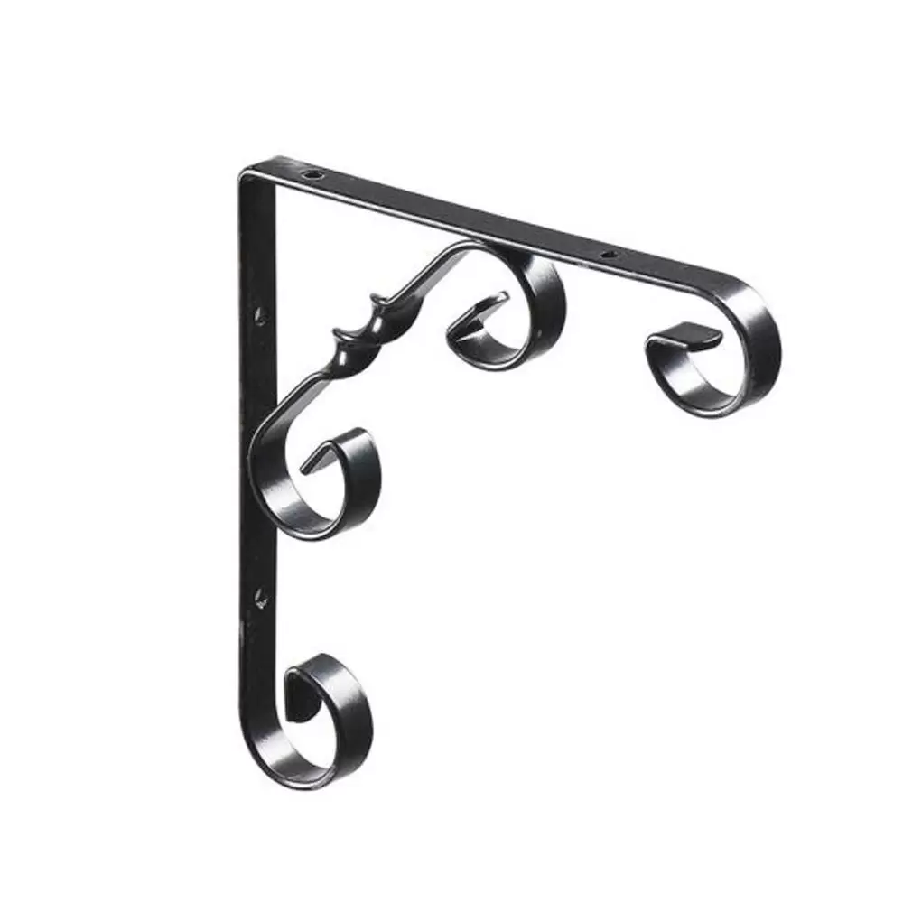 תומך מדף מסוגנן שחור במידות לבחירה