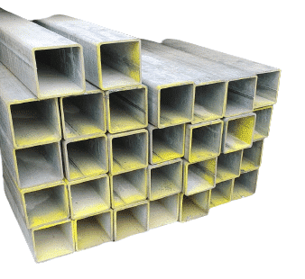 פרופיל ברזל מגולוון מרובע RHS במידות לבחירה