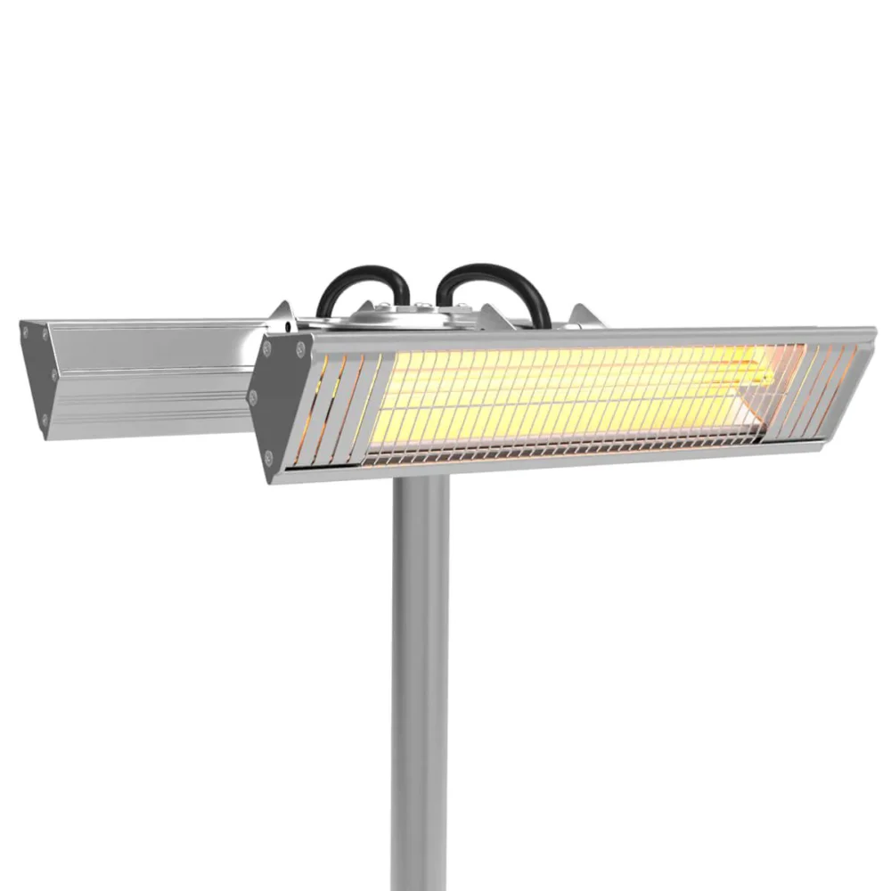 תנור עמוד אינפרא אדום כפול IP65 3000W