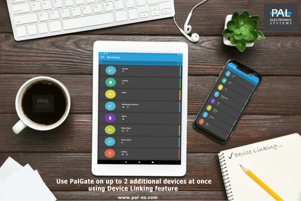 בקר סלולרי חכם לפתיחת שערים תומך בשלטים PALGATE SPIDER i-WR