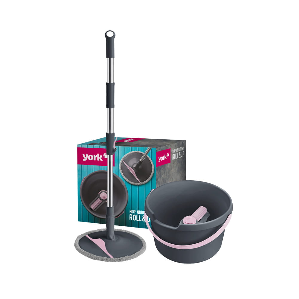 סט דלי מגב מופ מסתובב דגם YORK MOP Roll&Up 1831