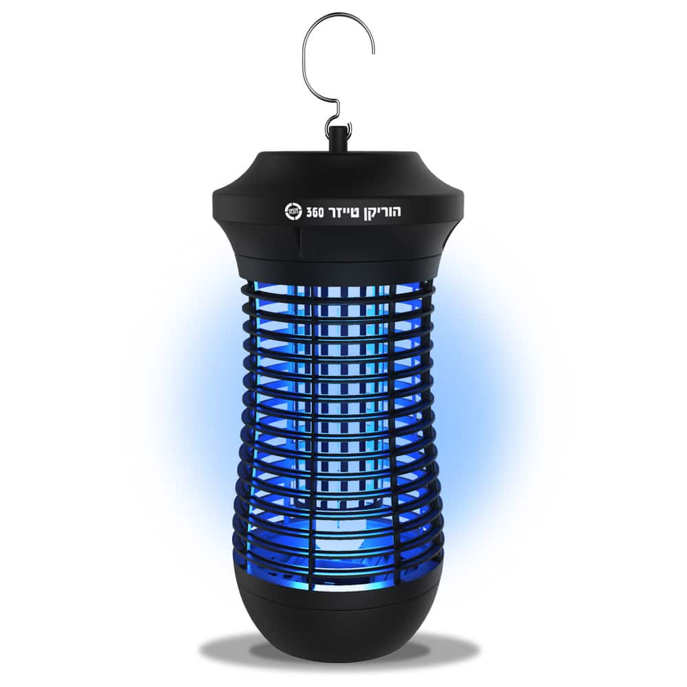 הוריקן טייזר 360 | קטלן יתושים חשמלי חזק ועוצמתי לבית ולמשרד