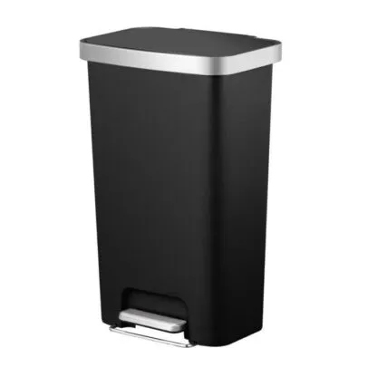 פח אשפה EKO דגם HANA מלבני 45 ליטר שחור