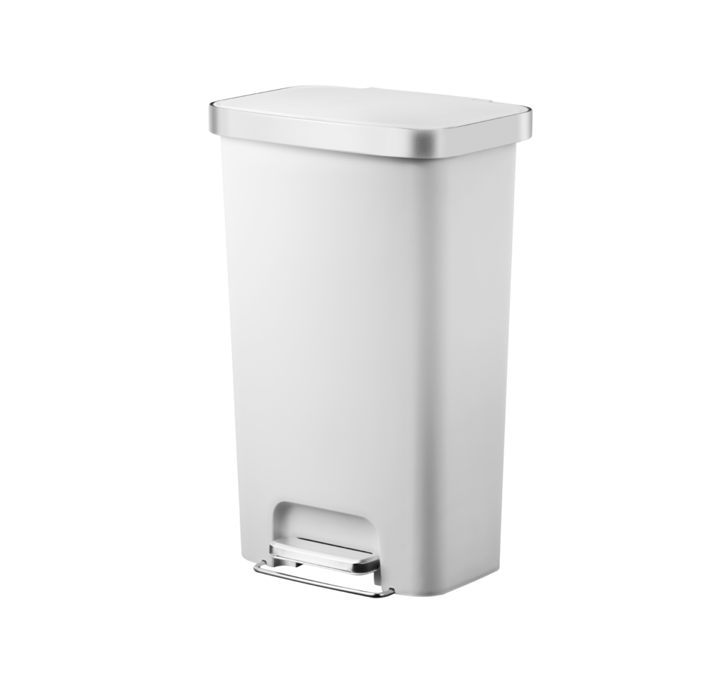 פח אשפה EKO דגם HANA מלבני 45 ליטר לבן