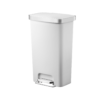 פח אשפה EKO דגם HANA מלבני 45 ליטר לבן