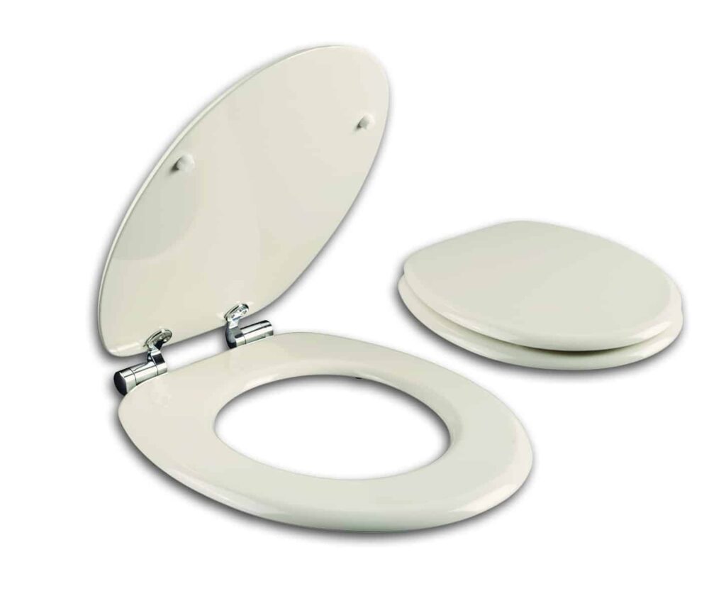 מושב אסלה טריקה שקטה MDF עם התקנה עילית פרגמון AQUILA PRIMIUM