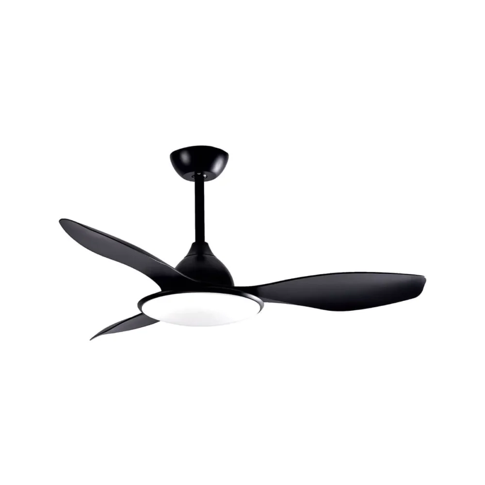 מאוורר תקרה “CCT 36W IP44 PLEASURE 52 שחור עם שלט