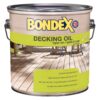 שמן מגן דוחה מים לצביעה והגנה של דקים מעץ בונדקס בגוונים לבחירה 5 ליטר BONDEX