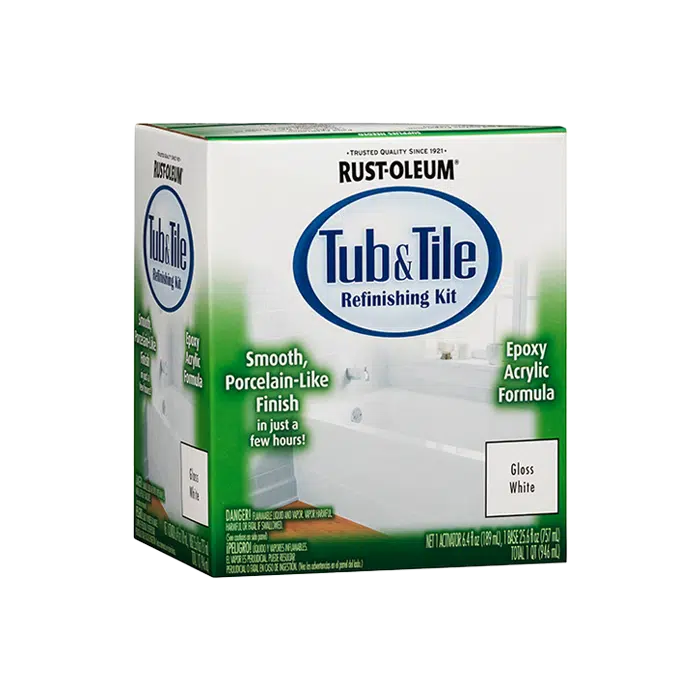 צבע לחידוש מוצרי אמבטיה לבן 1 ליטר RUST-OLEUM