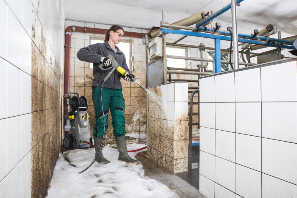 שטיפה בלחץ מים קרים KARCHER HD 6/15