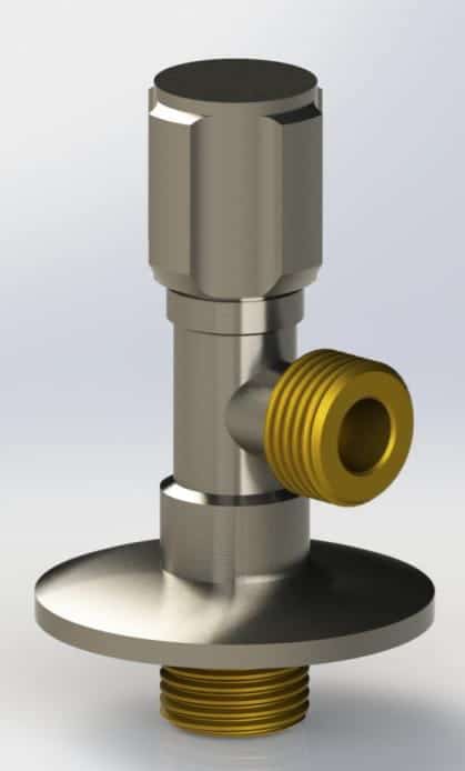 ברז ניל זוויתן שגיב “1/2-“1/2 ניקל מוברש