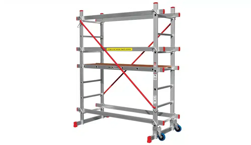קפרו פיגום נייד אלומיניום 7 שלבים (160 ס"מ)