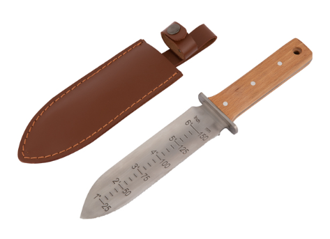 סכין חפירה יפאני בנרתיק עור KENDO