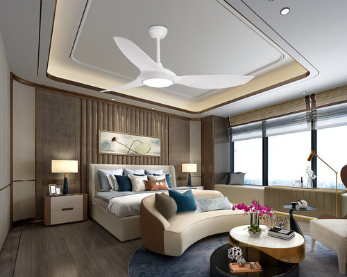 ניסקו מאוורר תקרה חכם PARIS 52″ SMART – לבן