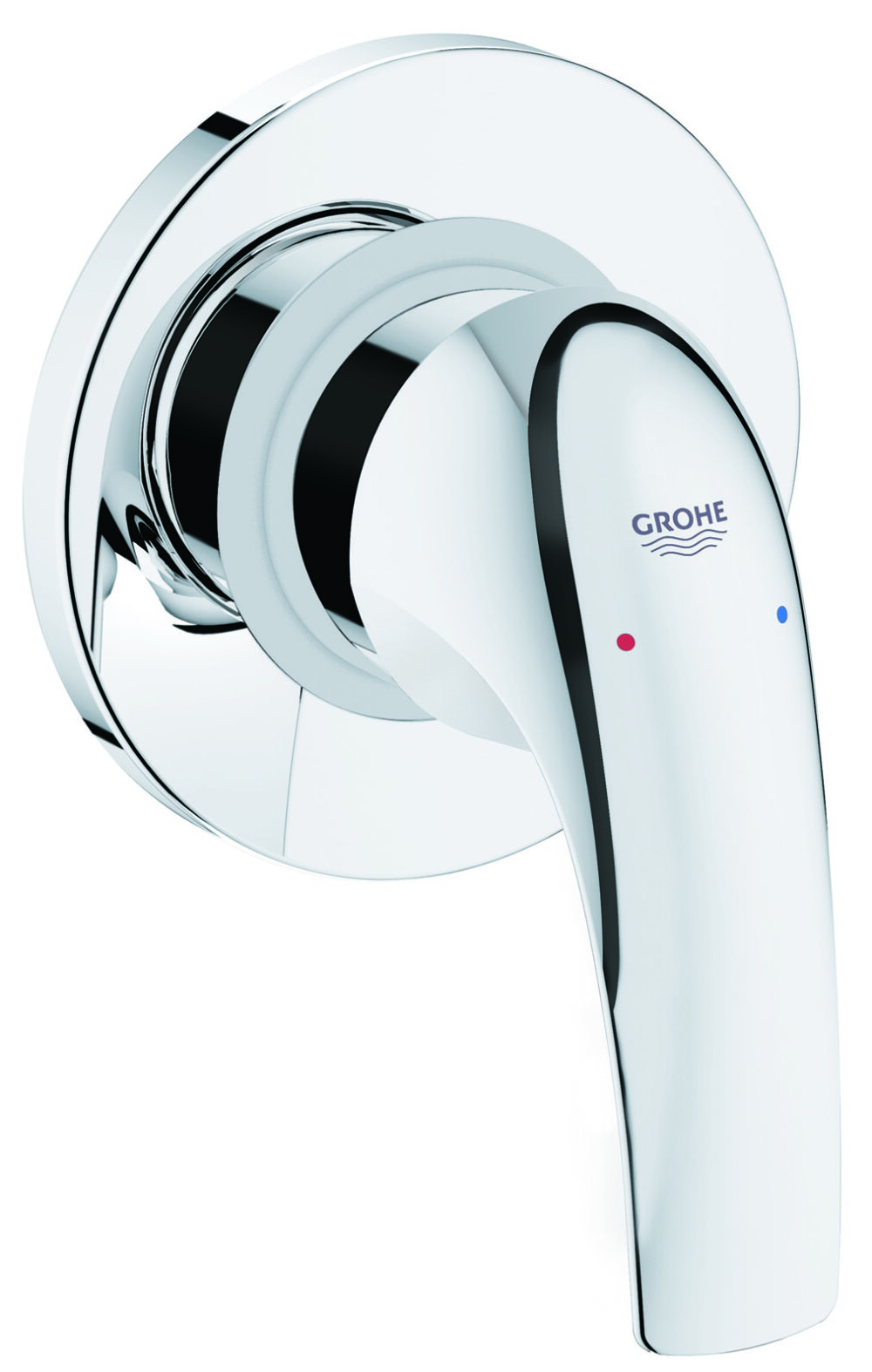 גרואה אינטרפוץ 3 דרך עגול כרום ניקל GROHE BAUCURVE