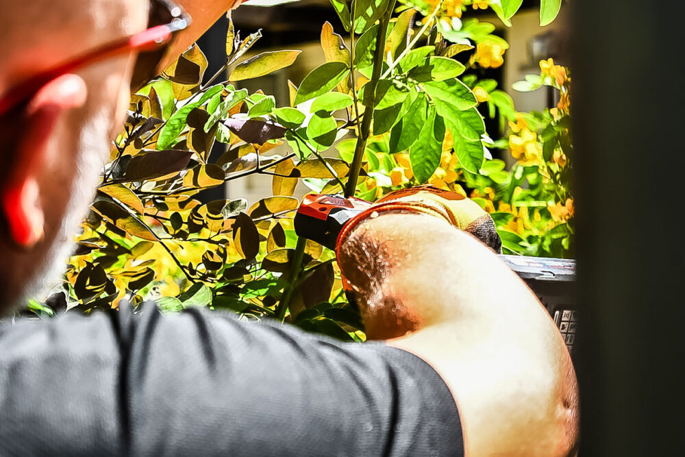 מזמרה חשמלית נטענת 18V סוללה 1.5Ah