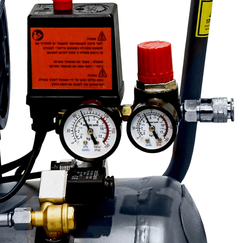 קומפרסור שקט ללא שמן HUNTER HP 1.1